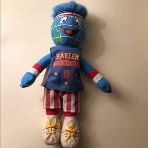NWOT Harlem Globetrotters Mascot Souvenir Stuffed Animal